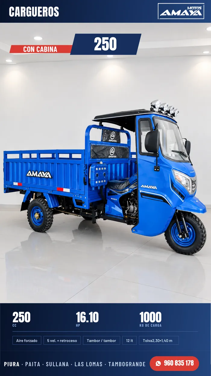 Amaya RA250Y3 con cabina, color 2 de 2